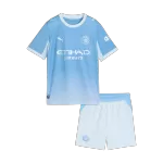 Kids Manchester City Home Jersey Kit 2026/27 - minejerseys