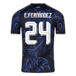 E. FERNÁNDEZ #24 Argentina Away Jersey 2025/26 - minejerseys