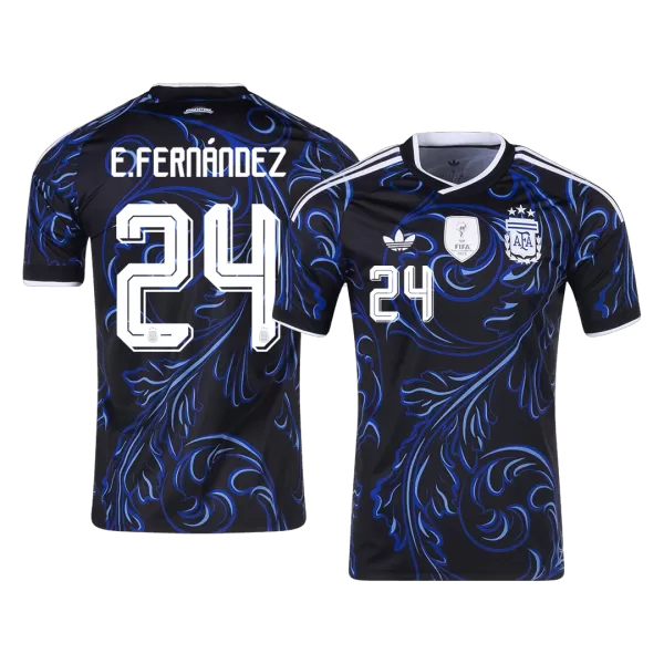 E. FERNÁNDEZ #24 Argentina Away Jersey 2025/26 - minejerseys