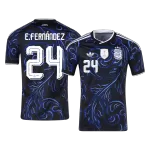 E. FERNÁNDEZ #24 Argentina Away Jersey 2025/26 - minejerseys