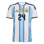 E. FERNÁNDEZ #24 Argentina Home Jersey 2025/26 - [Super Replica] - minejerseys
