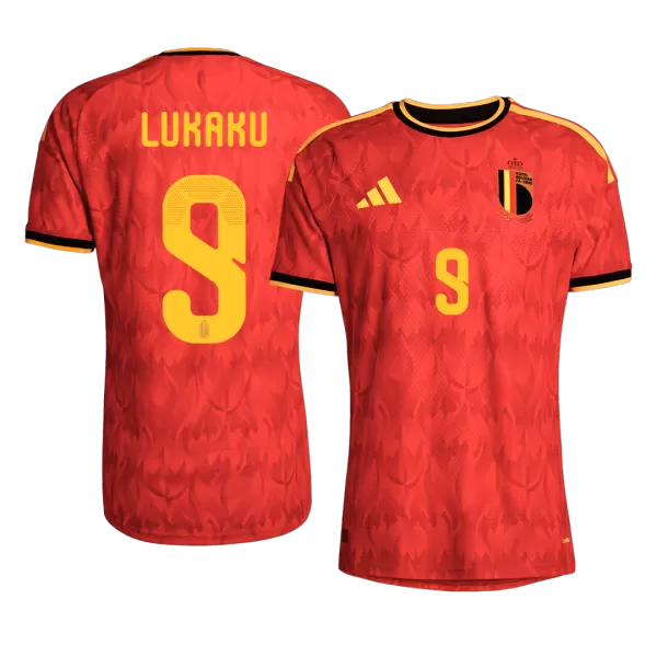 LUKAKU #9 Belgium Home Match Jersey Player Version 2025/26 - minejerseys