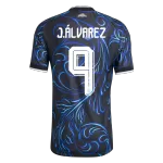 J. ÁLVAREZ #9 Argentina Away Match Jersey Player Version 2025/26 - minejerseys