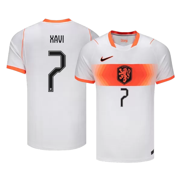 XAVI #7 Netherlands Away Jersey 2025/26 - minejerseys