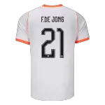 F.DE JONG #21 Netherlands Away Jersey 2025/26 - minejerseys