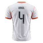 VIRGIL #4 Netherlands Away Match Jersey Player Version 2025/26 - minejerseys