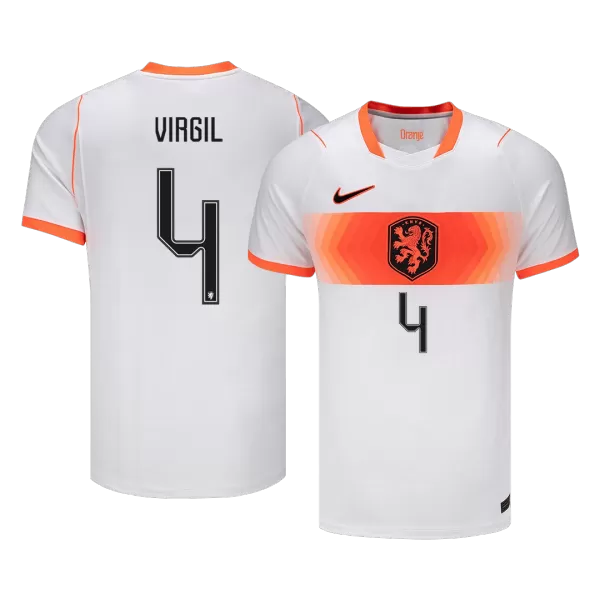 VIRGIL #4 Netherlands Away Jersey 2025/26 - minejerseys