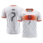 XAVI #7 Netherlands Away Match Jersey Player Version 2025/26 - minejerseys