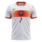XAVI #7 Netherlands Away Match Jersey Player Version 2025/26 - minejerseys