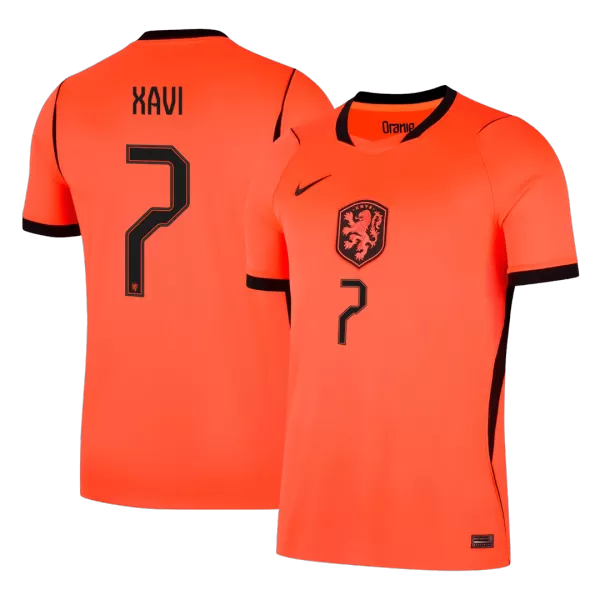 XAVI #7 Netherlands Home Jersey 2025/26 - minejerseys