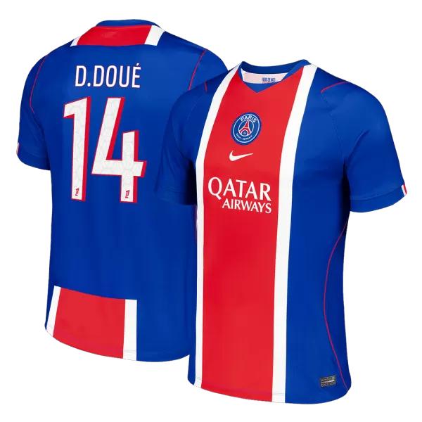 D.DOUÉ #14 PSG Home Jersey 2025/26 - minejerseys