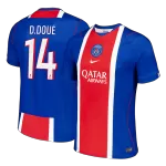 D.DOUÉ #14 PSG Home Jersey 2025/26 - minejerseys