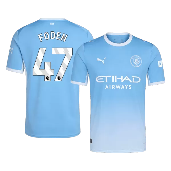 FODEN #47 Manchester City Home Jersey 2025/26 - minejerseys