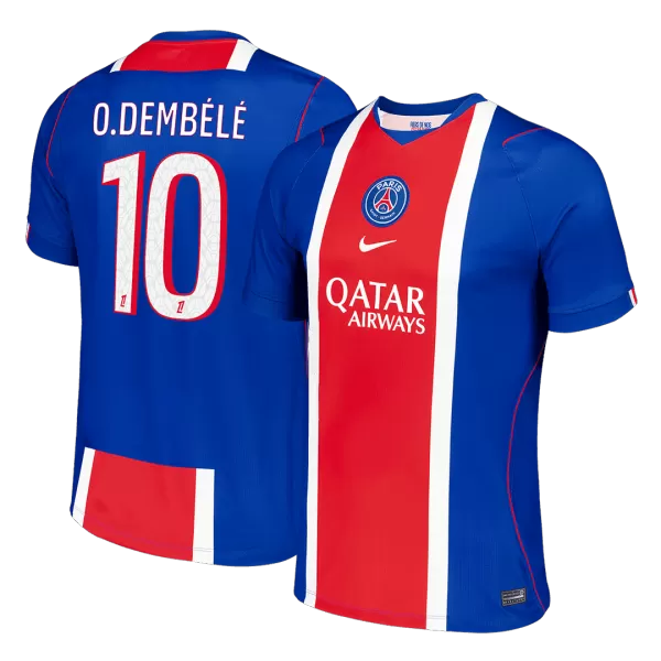 O.DEMBÉLÉ #10 PSG Home Jersey 2025/26 - minejerseys