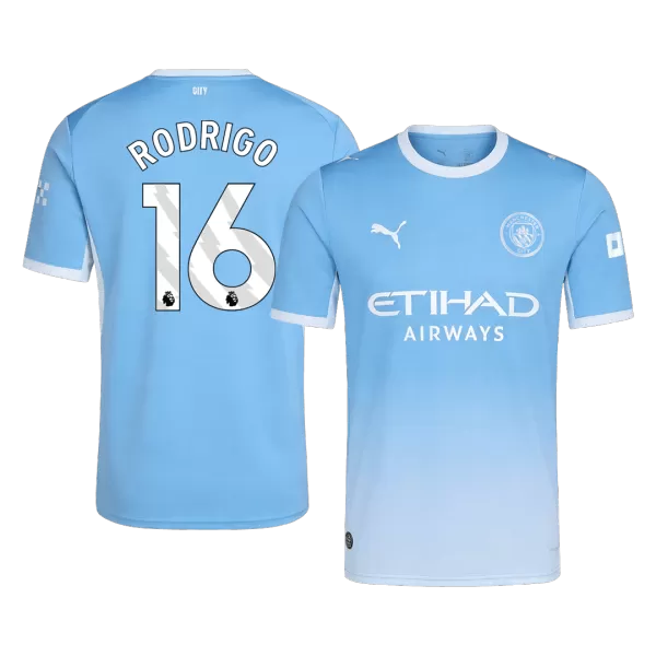 RODRIGO #16 Manchester City Home Jersey 2025/26 - minejerseys