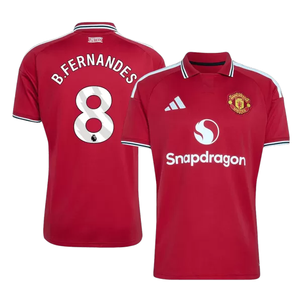 B.FERNANDES #8 Manchester United Home Jersey 2025/26 - minejerseys