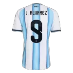 J.ÁLVAREZ #9 Argentina Home Match Jersey Player Version 2025/26 - minejerseys
