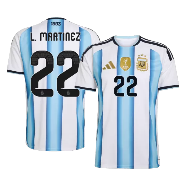 L.MARTÍNEZ #22 Argentina Home Jersey World Cup 2026 - [Super Replica] - minejerseys