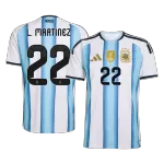 L.MARTÍNEZ #22 Argentina Home Jersey World Cup 2026 - [Super Replica] - minejerseys