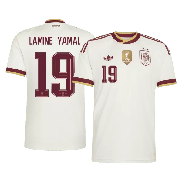 LAMINE YAMAL #19 Spain Away 2 Star Jersey World Cup 2026 - minejerseys