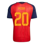 PEDRI #20 Spain Home Winners 2 Star Jersey 2026 - minejerseys