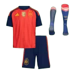 Kids Spain Home Jersey Full Kit World Cup 2026 - minejerseys