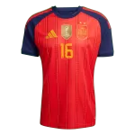 RODRIGO #16 Spain Home Match Jersey Player Version 2026 - minejerseys