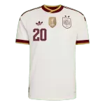 PEDRI #20 Spain Away 2 Star Match Jersey Player Version 2026 - minejerseys