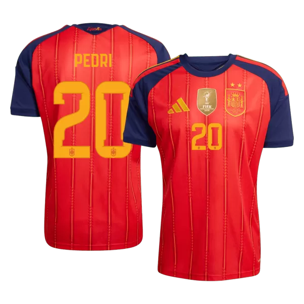PEDRI #20 Spain Home Jersey 2026 - minejerseys