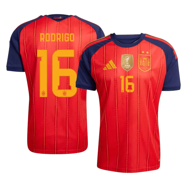 RODRIGO #16 Spain Home Jersey 2026 - minejerseys
