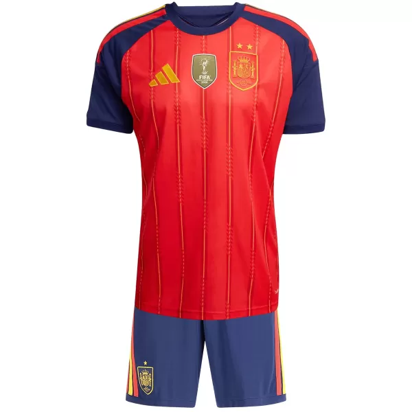 Kids Spain Home 2 Star Jersey Kit World Cup 2026 - minejerseys