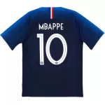 MBAPPE #10 Retro France Home Jersey World Cup 2018 - minejerseys