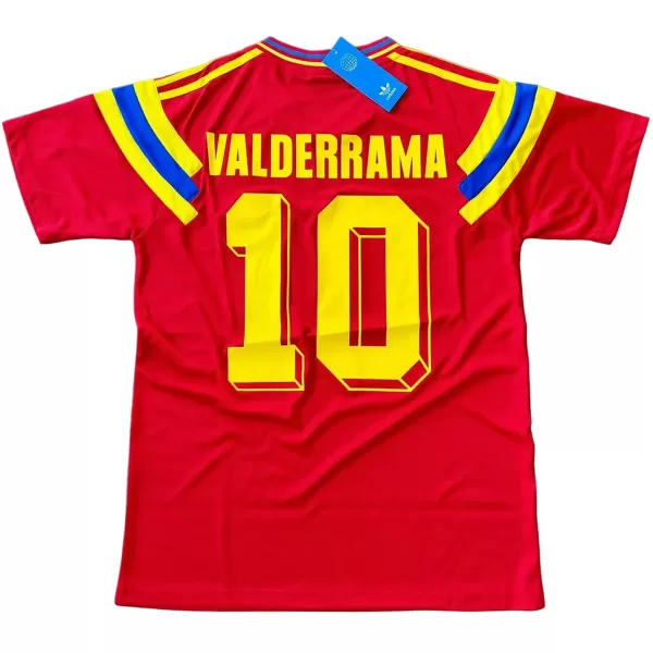 VALDERRAMA #10 Retro Colombia Away Jersey 1990 - minejerseys