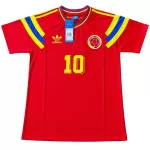 VALDERRAMA #10 Retro Colombia Away Jersey 1990 - minejerseys
