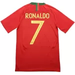 Ronaldo #7 Retro Portugal Home Jersey World Cup 2018 - minejerseys