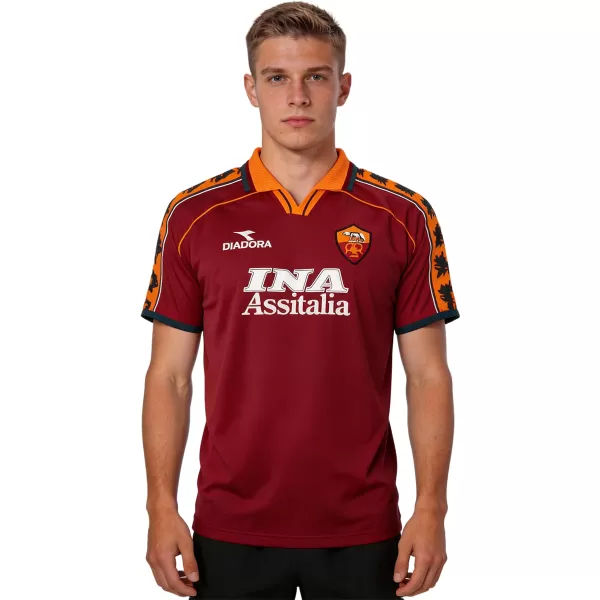 Retro AS Roma Home Jersey 1998/99 - minejerseys