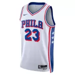 Unisex Philadelphia 76ers Lebron James #23 White Swingman Jersey - Association Edition - minejerseys