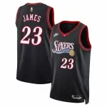 Unisex Philadelphia 76ers Lebron James #23 Black Swingman Jersey - Classic Edition - minejerseys