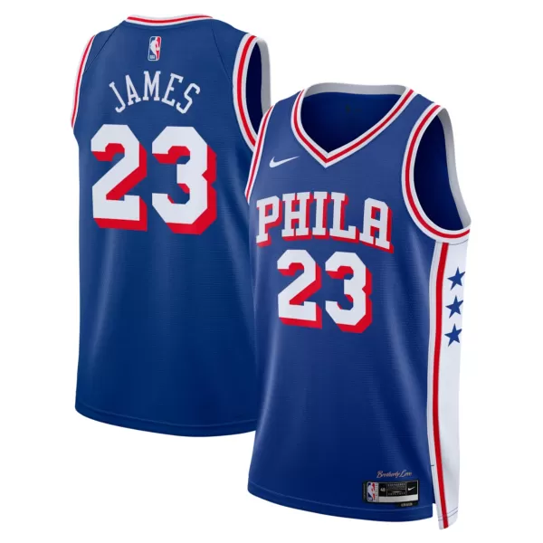 Unisex Philadelphia 76ers Lebron James #23 Royal Swingman Jersey - Icon Edition - minejerseys