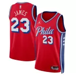 Unisex Philadelphia 76ers Lebron James #23 Red Swingman Jersey - Statement Edition - minejerseys