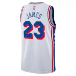 Unisex Philadelphia 76ers Lebron James #23 White Swingman Jersey - Association Edition - minejerseys