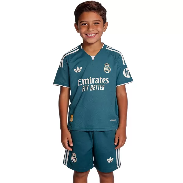 Kids Real Madrid Away Match Jersey Kit Player Version 2026/27 - minejerseys