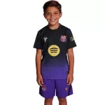 Kids Barcelona Away Match Jersey Kit Player Version 2026/27 - minejerseys