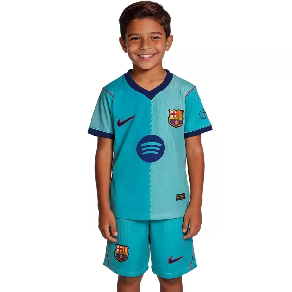 Kids Barcelona Third Match Jersey Kit Player Version 2026/27 - minejerseys