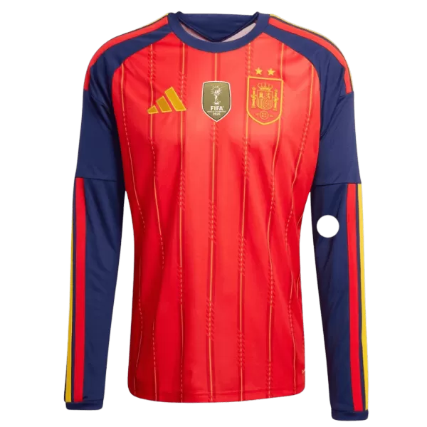 Spain Home Long Sleeve Jersey 2026 - minejerseys