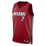 Unisex Miami Heat Giannis Antetokounmpo #7 Red Swingman Jersey - Statement Edition - minejerseys