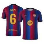GAVI #6 Barcelona Home Match Jersey Player Version 2026/27 - minejerseys