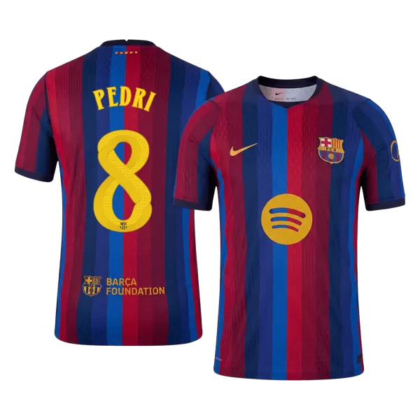 PEDRI #8 Barcelona Home Match Jersey Player Version 2026/27 - minejerseys