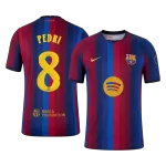 PEDRI #8 Barcelona Home Match Jersey Player Version 2026/27 - minejerseys