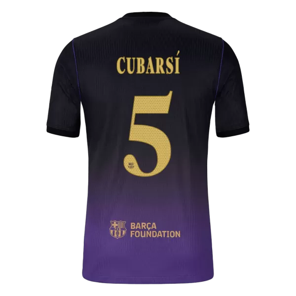CUBARSÍ #5 Barcelona Away Match Jersey Player Version 2026/27 - UCL Font - minejerseys